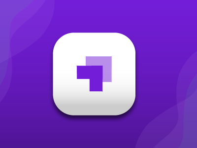 Axis App Icon icon identity logo mark purple