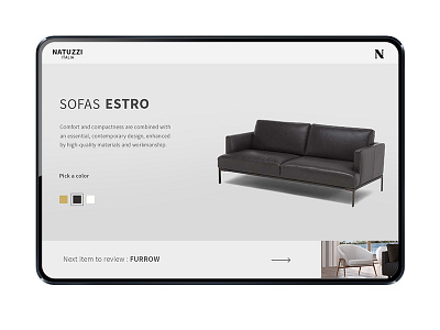 NATUZZI WEBDESIGN interactivedesign webdeisgn