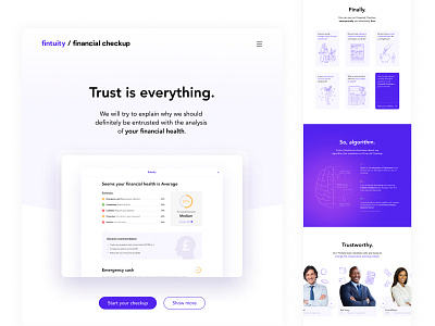 Fintuity Marketing Landing New Version figma landing ui ux design uidesign webdesign