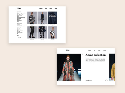 Yoshio Kubo web clothe fashion japanese screen design typography ui ux design uidesign ux strategy web design