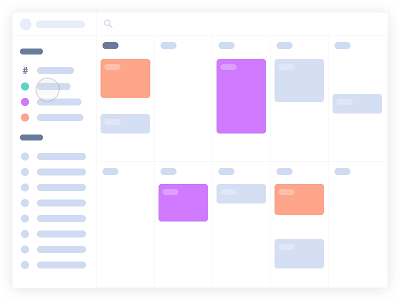 Custom Calendar App calendar interaction design todo list ui