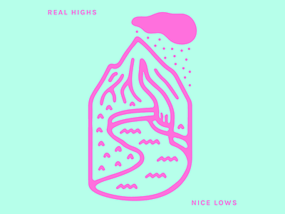 Real Highs, Nice Lows mountain nature river valley