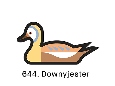 1000 Ducks, #644. Downyjester