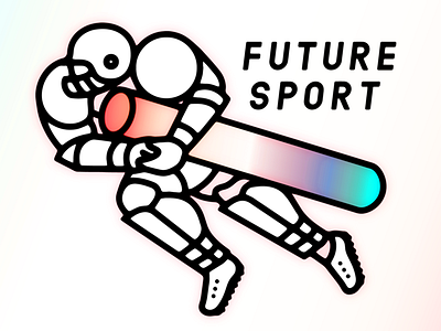 Future Sport football future gradient illustration sport winners
