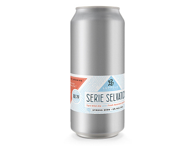 Luppolo Serie Selvatica - Tart Wild Ale beer can craft beer label packaging vancouver