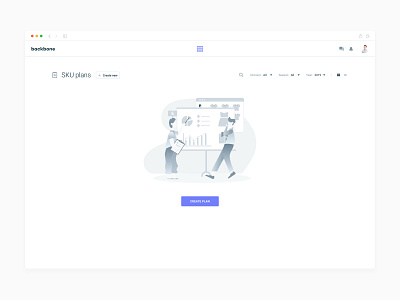 Planning - Blank slate (SaaS Web app) analytics budget budgeting clean dashboard data finance fintech minimal planning prototype retail software ui ui ux user experience designer user interface user interface design ux web app