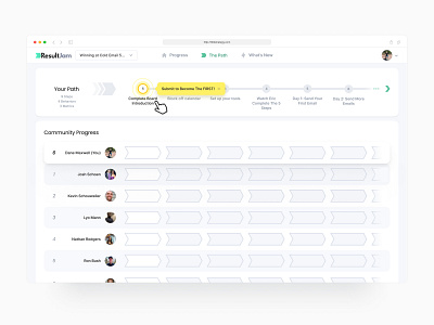 Gamification onboarding technique - SaaS Web App dashboard education enterprise design enterprise software enterprise ux fintech gamification interface learning prototype saas software ui ux design ux designer web app web app design web app ui web app ux web application design