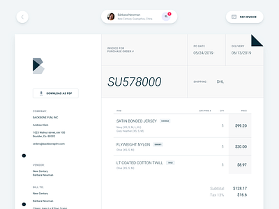 Invoice (SaaS web app)