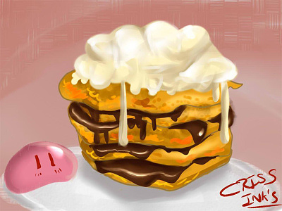 Mihojas French Full art cream dango food french gastronomy gourmet illustration