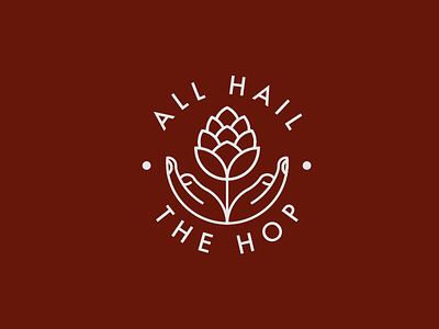 All Hail The Hop beer logo