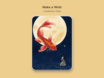Make a wish illustration procreate