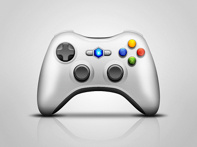 Video Game Controller icon illustration
