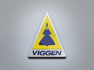 Viggen Badge badge emblem icon