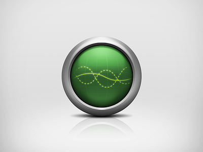 Oscillogram Icon icon illustration