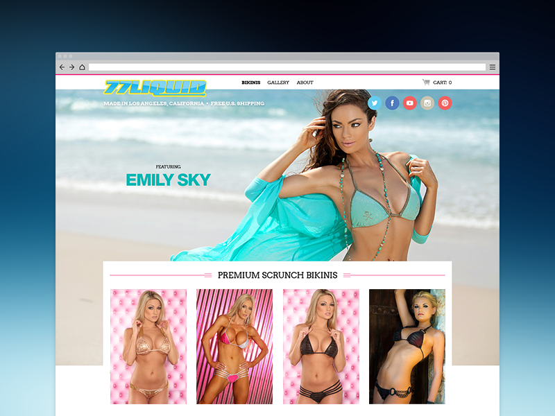 77liquid Website Concept website 77liquid web design concept