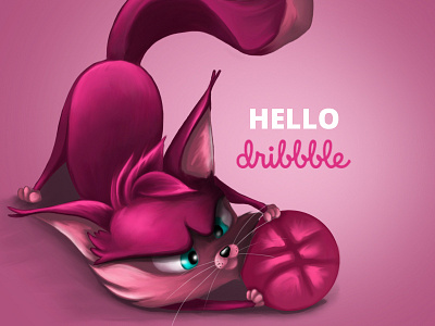 Hello Dribbble! art first shot illustration