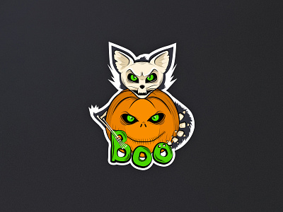 Halloween sticker