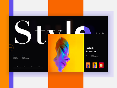 Style of Art art colour design discover home ios11 logo share uidesign ux vector web web design 设计
