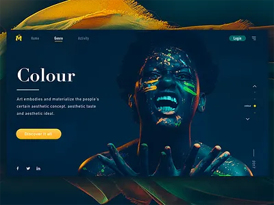 Color Carnival carnival classification click color design discover flip register share style theme webpage