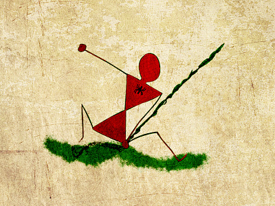 Warli Art: Spider-Man