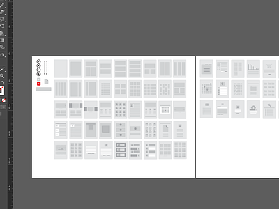 Web Site Flowchart design flowchart grey illustrator sitemap ux