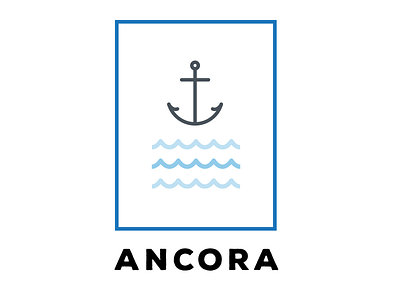Ancora anchor humor nautical simple vector