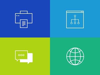 Business Icons business colorful icons simple vector woo