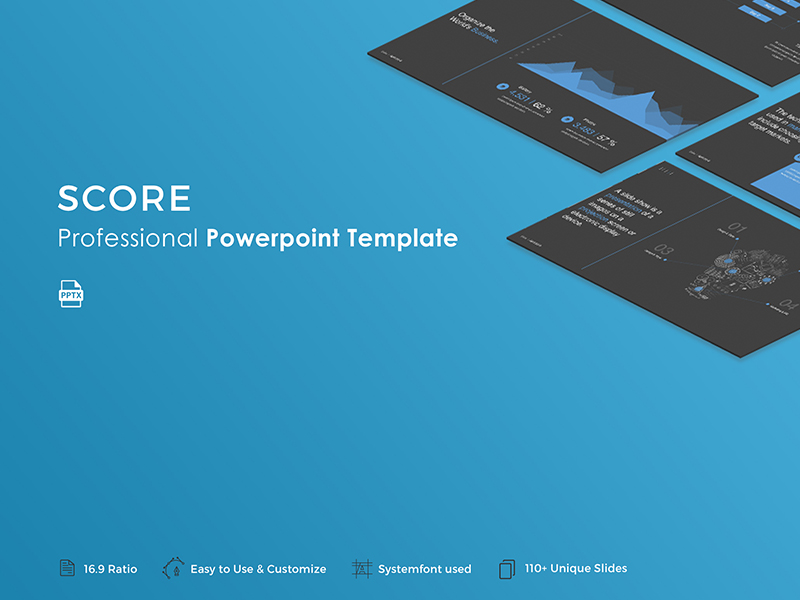 Score Powerpoint Template by Haluze on Dribbble