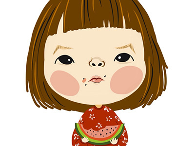 Choo Sarang adobe adobedraw choosarang chooverly drawing illustration sarang vector watermelon