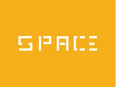 Space Logo day 1 geometric logo office space rental orange space thirty logos challenge