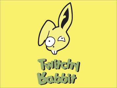 "Twitchy Rabbit" Logo