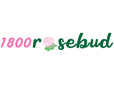 "1800 Rosebud" Logo day 6 florist flowers logo rose thirty logos challenge