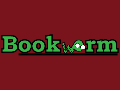 Bookworm Logo bookworm day 14 thirty logo challenge