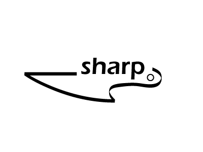 Sharp Logo day 16 knife sharp thirty logo challenge