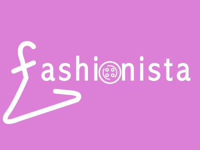 Fashionista Logo button day 28 fashionista hanger pink thirty logo challenge