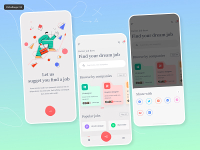 #10 ui challenge - share screen - search job