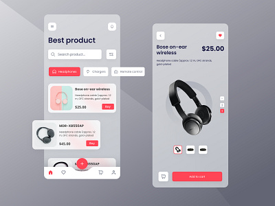 iOS Product "add to cart" screen app branding cart checkout design figma glasseffect icon ios lighttheme mobile product product list ui