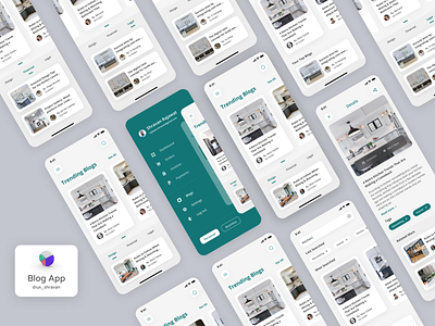 Blog iOS App Design.