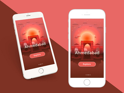 ahmedabad illustration design designs illustration screen splash