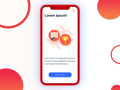 Learn Earn offer Screen Design