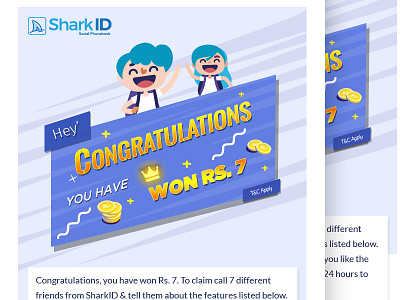 Congratulation mailer design