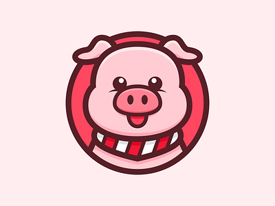 Pig_🐖 animal cute illustration pig pink