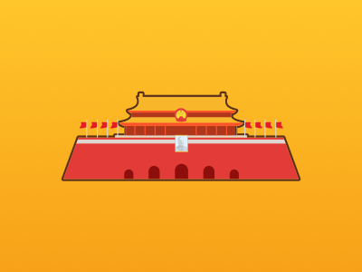 Tian An Men by T on Dribbble