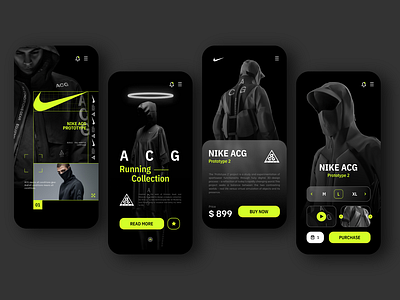 Nike ACG UI Concept