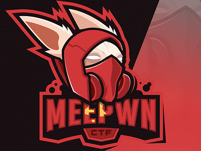 Meepwn CTF mascot logo capture the flag ctf ctf logo design illustration logo logo design mascot design mascot logo meepo meepwn