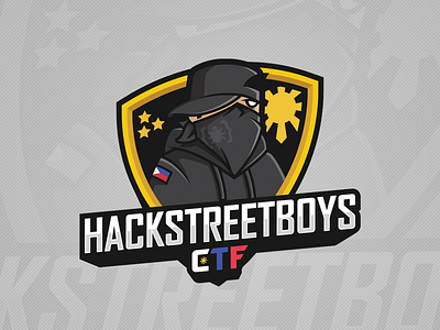 Hackstreetboys CTF logo ctf ctf logo hack hacker hacker logo hacking hackstreetboys illustration logo mascot mascot design mascot logo