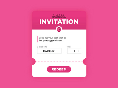 1 Dribbble invitation