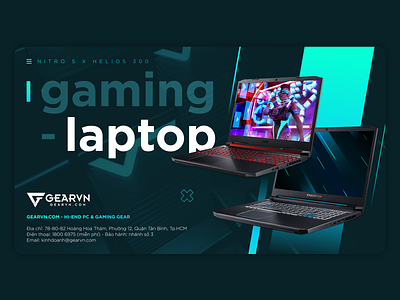 Gaming Laptop | GearVN design gaming illustration illustrator inspiration landing page landingpage laptop laptop gaming photoshop ui ui ux ui design uidesign uiux uiuxdesign