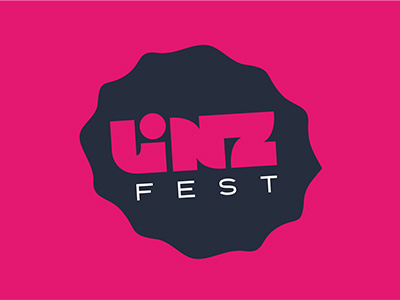 Linz Fest custom festival linz logo type