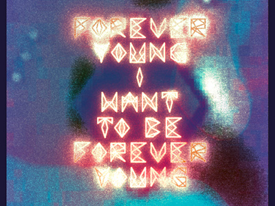 Typolyrics alphaville forever young lyrics schoolproject typography